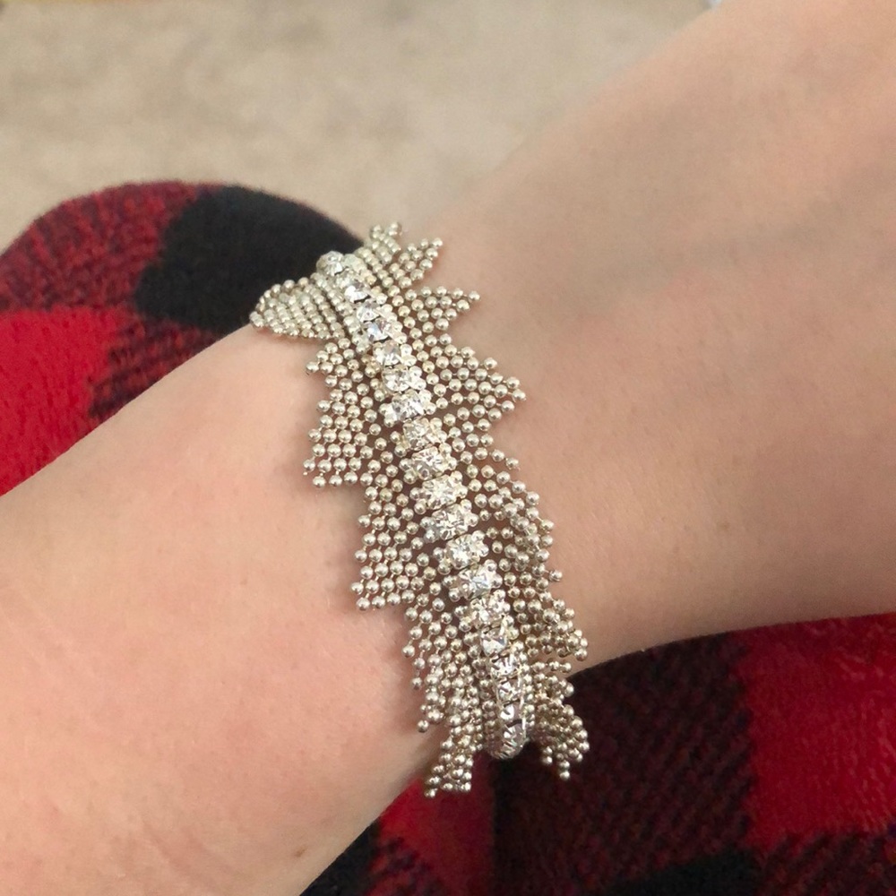 Fake diamond bracelet